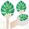 50 Pcs Hawaiian Luau Hand Fans Bulk, Hawaiian Luau Wedding Party Favors Decorations